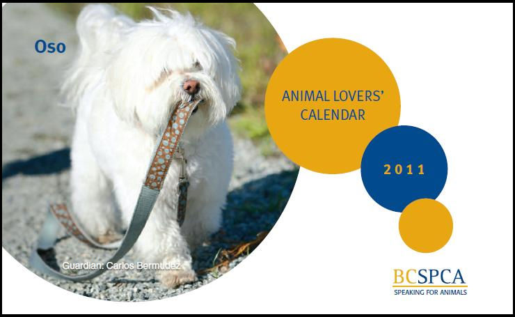 2011 Animal Lovers' Calendar