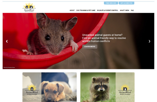 WildSense - animalkind website