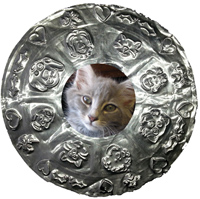 Pet pie plate with photo